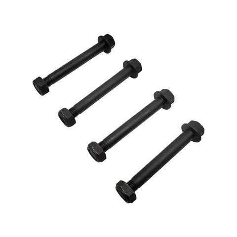Beefed Up A Arm Hardware Kit With 700 Upper And Lower Bolts Nuts Washers And Cover Caps For Quick Durable Suspension Fix On ATV UTV Or Other 4x4 Rigs Today, black A-arm bolts