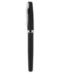 Heavy Duty Pen Style Fiber Optic Cleaver Featuring Precision Flat Ruby Blade For Flawless Cable Splicing side view of black cleaver pen