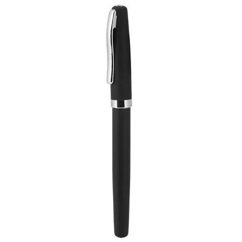 Heavy Duty Pen Style Fiber Optic Cleaver Featuring Precision Flat Ruby Blade For Flawless Cable Splicing side view of black cleaver pen