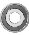 Top Shelf Heavy Duty Agricultural Field Bearing Boasting Slick Rolling Action With One Three Quarter Inch Hex Bore showing robust steel design.