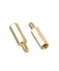 Brass M3 Hex Standoff Spacers Set With Spacing Screws For PCB Assembly, 100Pcs Includes 6mm Spacers And Lengths From 4mm To 40mm, DIY Friendly For Home, Office, And Hobby Projects, 200Pcs Box Kit, brass M3 hex spacers with threaded ends