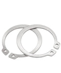 304 Stainless Steel C Type External Snap Ring Retaining Clip For Bearing Shafts M3 To M120 Washers Hardware DIY Maintenance Heavy Duty Pro Grade