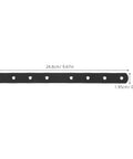 4 Piece Stainless Steel Flat Straight Brackets With Screws Heavy Duty Mending Plates For Wall Frames And Shelves Black Smooth Surface Built To Last
