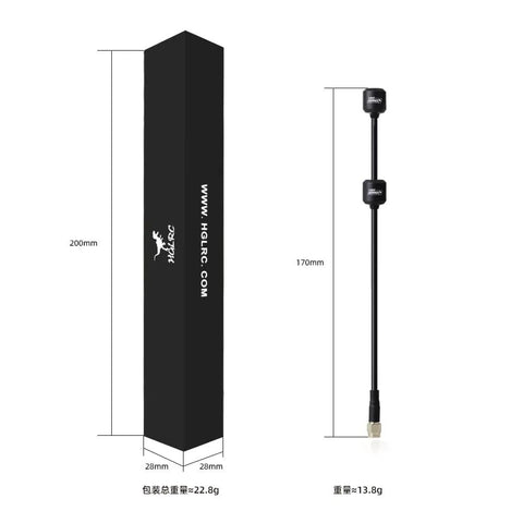 Hammer 5.8G Dual Antenna System With Dual SMA RHCP For Rock Solid FPV Link Boosts Signal Coverage By About 30 Percent anti interference