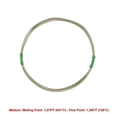 Solder Assortment Kit For Jewelry Making And Repairs, Easy Medium And Hard Solder, 1 Foot Each, Sterling Silver, Medium wire coil