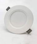 DJVHSRI Recessed Lighting Housing Trim Kits Thin Aluminum Round Downlights Spotlight Lights Grille Cabinet Integrated Spot Lamp Household Indoor Kitchen Living Room,Natural Light,White Light_6w, round white downlight