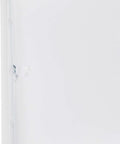 Close-up of 10 X 14 Inch White Steel Drywall Access Panel With Slick 145 Degree Swing Door for plumbing and electrical upgrades.