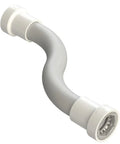 One Inch PVC Lock Flexible Repair Coupling For Schedule 40 PVC Pipe No Glue Quick Install With Stainless Teeth And O Ring