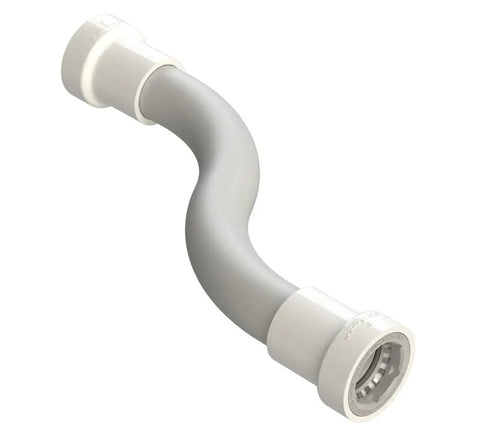 One Inch PVC Lock Flexible Repair Coupling For Schedule 40 PVC Pipe No Glue Quick Install With Stainless Teeth And O Ring