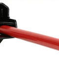 4.5 To 8 Inch Lift Adjustable Track Bar For Dodge Ram 1500 2500 3500 4WD Tubular Relocation Bracket Front Track Rod For Off Road Stability No Fuss Install Built Beefy Heavy Duty Steel For Rock Solid Steering, red steel with bracket
