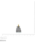 UltraMix Faucet Valve Cartridge Replacement For Hampton Bath And Shower Faucets, gray plastic fitting, front view with measurements