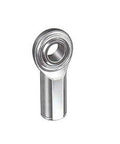 VCW Series PTFE Lined Economy Right Hand Female Spherical Rod End Bearing 1/2 Inch Bore 1/2-20 RH Thread Steel With Zinc Oxide Finish Industrial Grade Corrosion Resistant