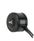 Beefed-Up Brushless Motor 340KV 400KV 450KV for FPV Drones and Multi-Rotor Quadcopters, side view of black cylindrical motor