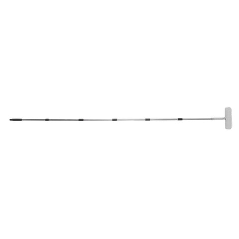 Adjustable Paint Roller Featuring Built In Splatter Guard For Ceilings And Walls No Fuss Long Reach Handle Smooth Sailing Drywall Painting Project No Drip Design Ready with adjustable steel pole and roller head.