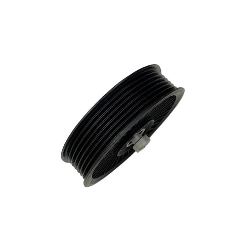 Heavy Duty Engine Drive Belt Idler Pulley For BMW F20 F30 E60 E65 E90 And FAW Cars black plastic pulley side view