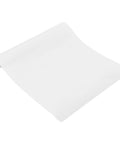 Hella Durable Peel And Stick Wallpaper Roll Straight Fire Heat Resistant Crystal Clear Countertop Shield, white roll with smooth finish.