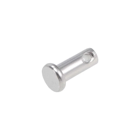 Single Hole Clevis Pins 5Mm X 12Mm Flat Head 304 Stainless Steel Link Hinge Pin 20 Pieces For Strong Quick Connects Durable Silver Tone