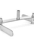 Built Tough Stainless Steel Woodworking Center Finder Marking Gauge With Sharp Scriber Tool, precision tool with adjustable arms.