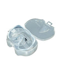 Frameless Dive Mask With Large Lenses And Close Fitting Skirt For A Comfy Fit Squeeze To Adjust Buckles And Wide Field Of Vision