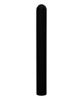 Hella Tough Black Bollard Cover For Six Inch Steel Pipe 52 Inch tall dome top sleeve for vehicle protection, glossy finish.