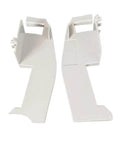 Bypass Side Guide Front Replacement For V80 Gear Fits 038E26771 And 038E26770 Direct Front Bypass Guide Assembly For V80 Rigs Easy Install And Durable Performance, white plastic side guide pair