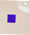Single 5x5 cm cobalt glass sheet for flame color tests, part of Must Have Set Of 2 Cobalt Glass Sheets 5x5cm For Chemistry Flame Color Reaction Tests
