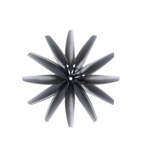 Top view of 7 Inch Tri Propeller Set 7X4X3 Dual Direction Polycarbonate Props 2CW 2CCW For FPV RC Drones Light Grey Replacement