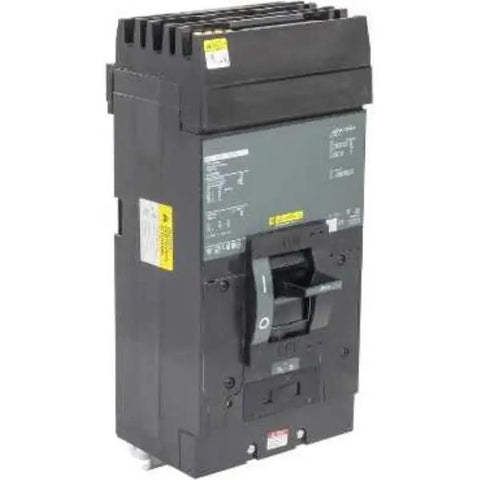 Heavy Duty Molded Case Circuit Breaker 350 Amp 600 Volt Three Pole Front Operated Switchgear with manual reset handle.