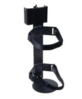 Fire Extinguisher Mounting Bracket For E Track And X Track Systems, 22 Lbs WLL, Heavy Duty Steel With Black Powder Coat, Two Velcro Straps