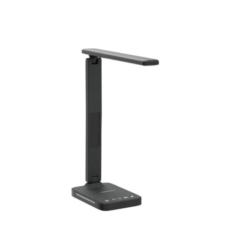 Led Desk Lamp With Wireless Charger And USB Port, Dimmable Eye Protecting Desk Light For Home Office, side view