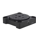 Rock Solid 2 Inch Optical Precision Rotary Stage With 360 Degree Turntable Aluminum Alloy Build In Black Anodized Finish