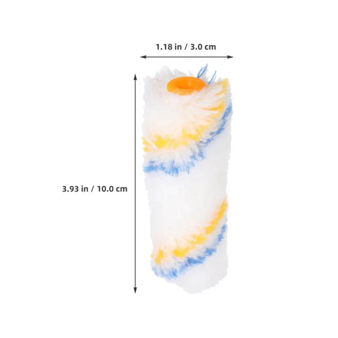 High density foam roller from 20 Piece Mini Paint Roller Kit With Wall Painting Brushes, ideal for precise wall paint application.
