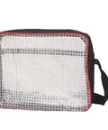 Heavy Duty Antistatic Engineer Storage Bag With Clear Window And Side Zipper For Quick Access, 400x300x80 mm, black outer shell