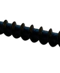 Six By One Three Quarter Inch Phillips Bugle Head Drywall Screws Black Phosphate Coarse Thread Hardened Steel Pack Of Fifty viewed from the side.