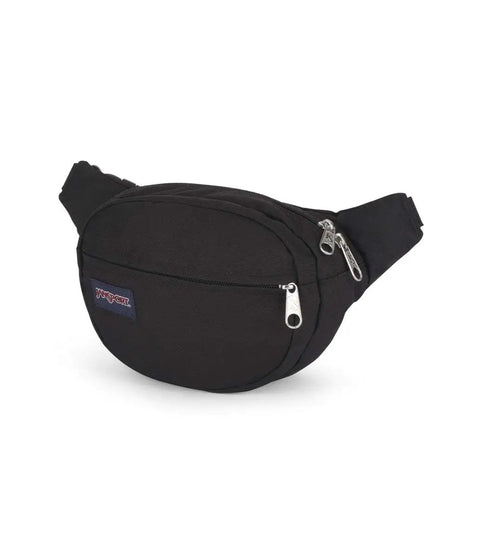 Fifth Avenue Fanny Pack Crossbody Bag For Women And Men, black durable waist bag with adjustable belt and dual zipper pockets