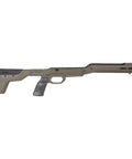 Side view of HNT-26 Savage SA Right Hand Chassis System in Cobalt Green, lightweight and durable aluminum gun stock upgrade.