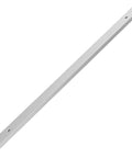 Pro Grade T-Slot Aluminum Alloy Track 11.81 Inch Slide Plate With Predrilled Mounting Holes For Woodworking Non-Porous Fixture Groove Guide Rail Straight Clamping Tool For Routers Band Saws Drill Press, angled view