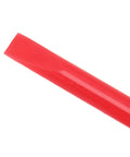Close-up of red ABS plastic double-ended movement installation rod for watches and dial repair cleaning sticks.
