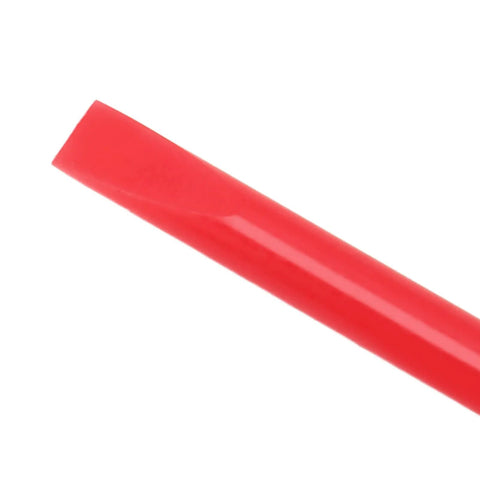 Close-up of red ABS plastic double-ended movement installation rod for watches and dial repair cleaning sticks.