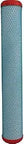 Blue cylindrical Evolution RO Replacement ChloraShield Upgrade Filter for Chlorine and Chloramines Reduction, with red trim.