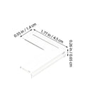 8Pcs Silicone Corner Bumpers For Furniture And Table Edges Easy Install Anti Collision Guards Safe Baby Proofing image with dimensions