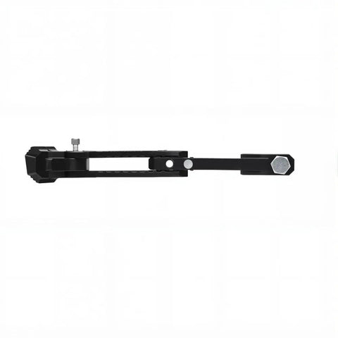 Side view of Beefy 6061 Aluminum Kickstand For Tuttio Soleil 01 Electric Dirt Bike Off Road Motorcycle Durable Dirt Bike Stand