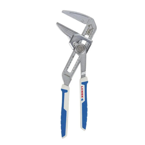 Pliers Wrench With Parallel Jaw 3 Inch Smooth Jaws For Plated Fittings And Flushometers 2X Faster Quick Adjust Ratchet Close Push Button Open Matte Chrome Finish For Corrosion Resistance Hardened Steel Construction For Lasting Durability