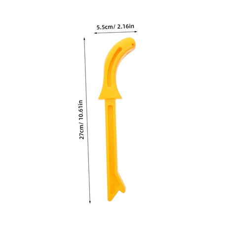 Yellow push stick from Red And Yellow Push Sticks 2 Pack For Woodworking Safety Push Blocks For Table Saws Durable Carpentry Tools