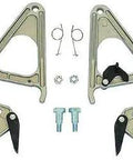 Rung Lock Kit PK100C For 11.5 Inch Extension Ladders, silver metal parts, easy fit, keeps rungs secure and stable, visible hardware included.