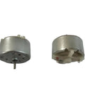 Electric Micro Motors 3V 2700 RPM 32x19mm Small DC Motors 4 Pack, front and rear view