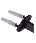 Sliding Barn Door Floor Guide Set Of 2 For Smooth Quiet Operation, Adjustable Bottom Guides Fit Various Door Thicknesses