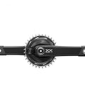 Power Crankset With Dual Sided Power Meter 165mm Arm 32 Tooth Black Q174 Spider Carbon Construction For Mountain MTB Riding