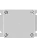 Front view of Weatherproof Electrical Junction Box 89x59x35mm IP65 Fire Retardant Enclosure with mounting holes.