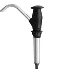 Swap Dead Electric Pumps For This Rugged Hand Operated Drum Pump Designed For Caravan And Rv Sinks with aluminum core and black plastic components.